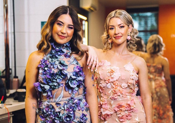 IRENA LYSIUK & JEM CASSAR-DALEY, IN GINA KIM GOWNS, AT THE LORD MAYOR'S CHRISTMAS CAROLS 2022