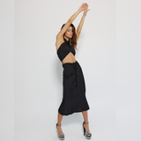 Versatile top and mermaid line skirt with strings - GINAKIM