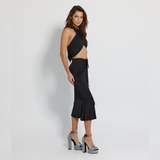 Versatile top and mermaid line skirt with strings - GINAKIM